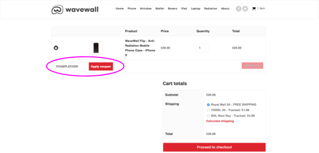 4 Apply Coupon