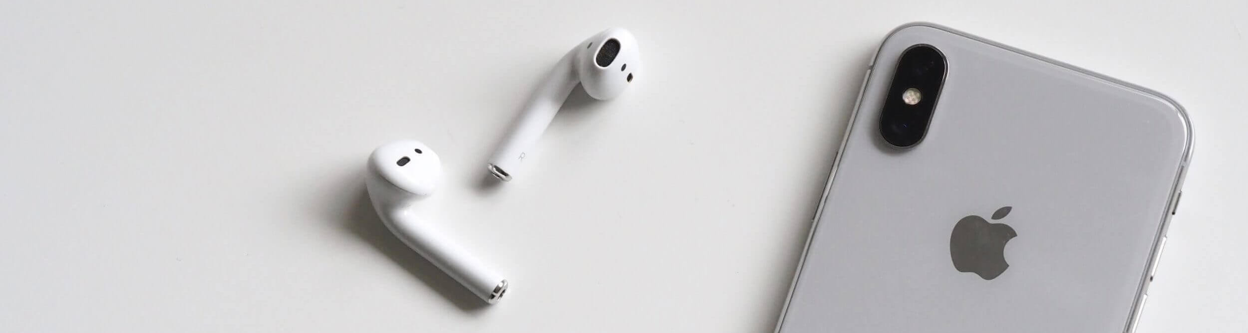 AirPods and iPhone X